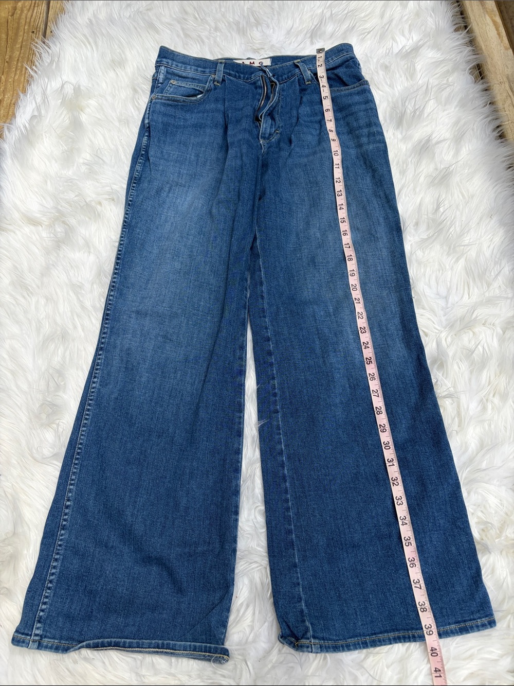 Amo Florence Wistful Wide Leg Women’s Jeans - Blue